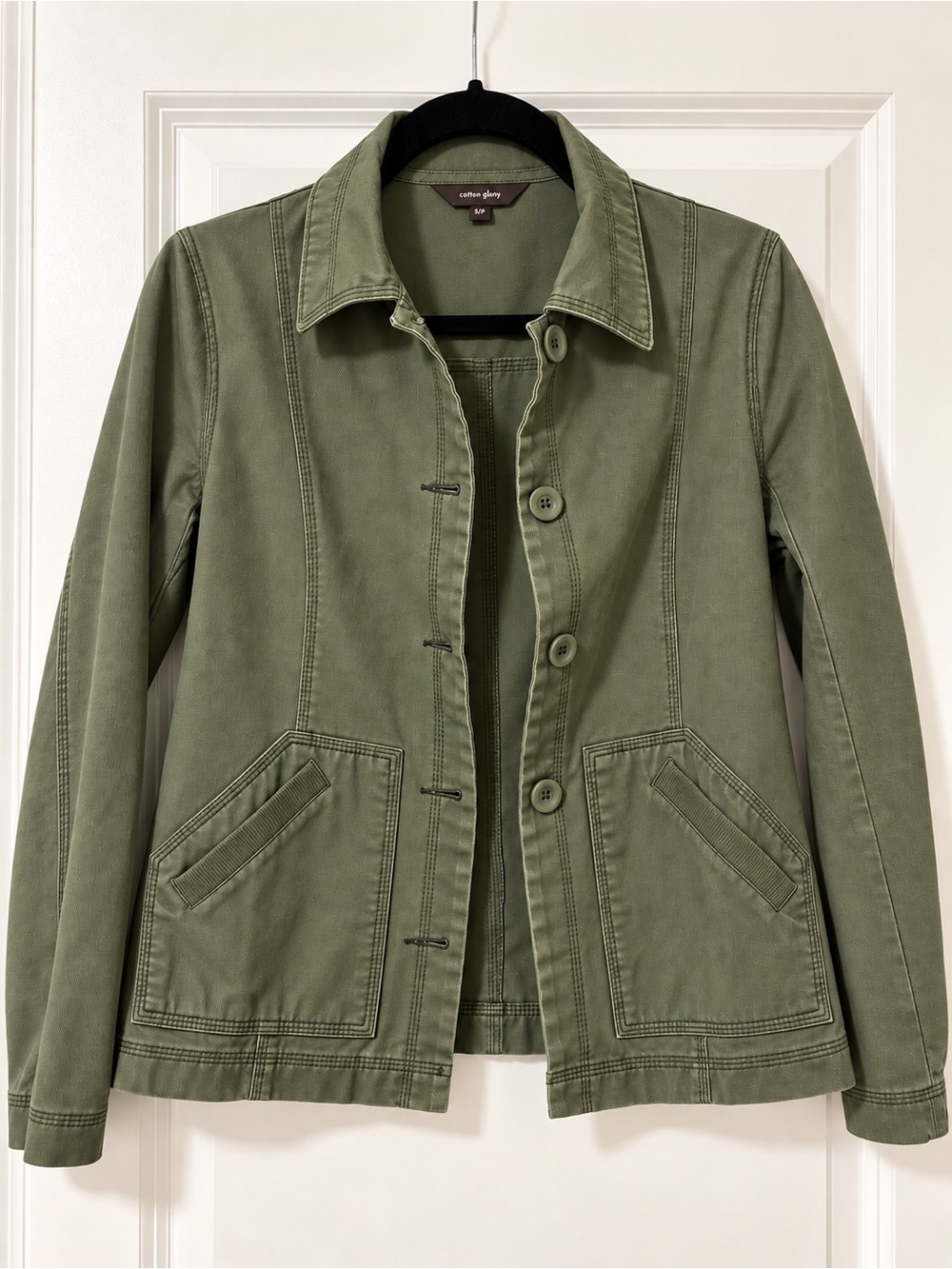 Olive Green Utility Jacket by